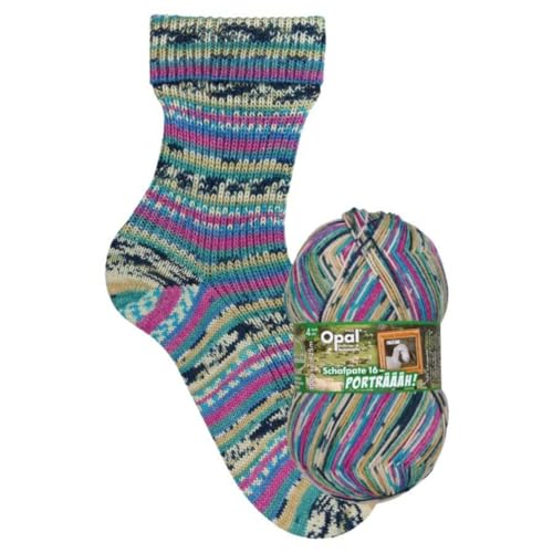 Opal Schafpate 16 Porträäh (425m) 4-fädig Garn - Wollmischung, zum Stricken von kuschelig warmen Socken mit einzigartigen Farbmustern, 11454, 1 x 100g von OPAL