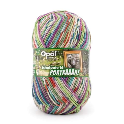 OPAL Sockenwolle Schafpate 16 - Linda - die Wasserratte (425m/100g, 75% Schurwolle, 25% Polyamid) von OPAL