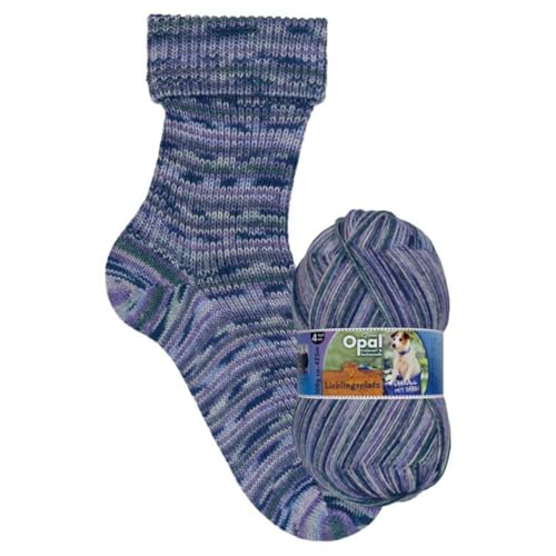 Opal Lieblingsplatz (425m) 4-fädig Garn - Wollmischung, zum Stricken von warmen Socken mit einzigartigen Farbmustern, 11462, 1 x 100g von OPAL