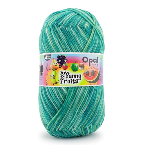 Opal - Opal Funny Fruits 11412 (425m) 4-Lagig Langlebig Socke Garn - 1x100g von OPAL