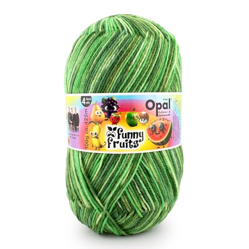 Opal OP228-1-11417 Funny Fruits Socke Garn, 11417, 1x100g von OPAL