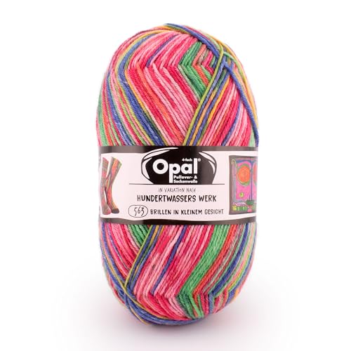 Opal - Opal Nach Hundertwasser Auflage 4051-563 (425m) 4-Lagig Langlebig Socke Garn - 1x100g von OPAL