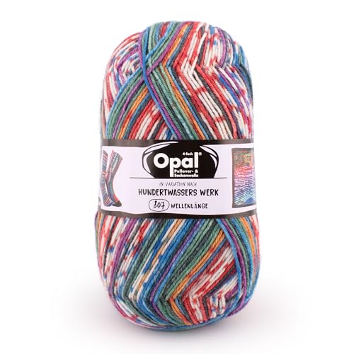 Opal - Opal Nach Hundertwasser Auflage 4053-807 (425m) 4-Lagig Langlebig Socke Garn - 1x100g von OPAL