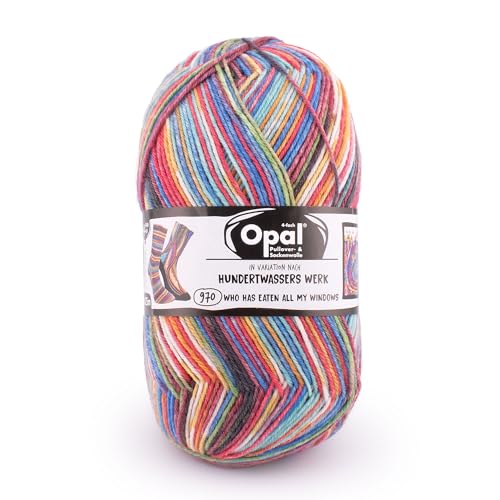 Opal - Opal Nach Hundertwasser Auflage 4055-970 (425m) 4-Lagig Langlebig Socke Garn - 1x100g von OPAL