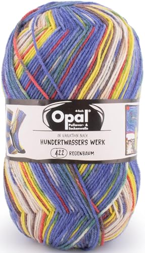 Opal OP230-1-4057 Nach Hundertwasser Socke Garn, 4057-422, 1x100g von OPAL