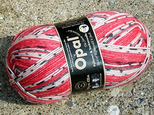 Opal Regenwald 20 Jahre Jubiläum 6-fädig Garn - Wollmischung, zum Stricken von warmen Socken, Pullovern, Mützen, Handschuhen und Schals 2749 rot, 1 x 150g Opal Regenwald 20 Jahre Jubiläum 6-fädig Garn - Wollmischung, zum Stricken von warmen Socken, Pullovern, Mützen, Handschuhen und Schals 2749 rot, 1 x 150g von OPAL
