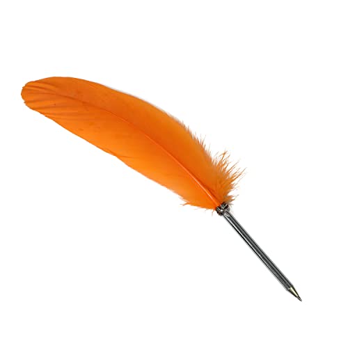 OPENDGO Federkiel-Kugelschreiber, schwarze Tinte, natürliche Federstifte, raffiniert, plattiert, für Schule, Geburtstag, Hochzeit, Geschenk, Retro-Dekoration OPENDGO Federkiel-Kugelschreiber, schwarze Tinte, natürliche Federstifte, raffiniert, plattiert, für Schule, Geburtstag, Hochzeit, Geschenk, Retro-Dekoration von OPENDGO