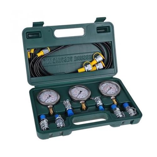 35ED Hydraulische Tester 250/400/600bar Hydraulische Druck Test Kit Hydraulische Gauge Kit for Bagger Baumaschinen Für Heimwerker von OPFVUJIKX