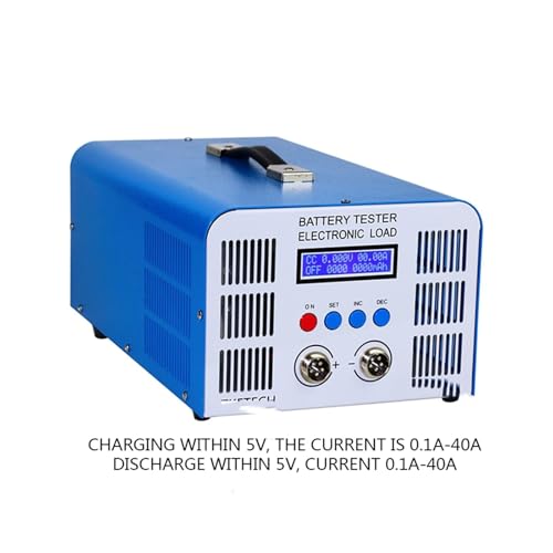 Elektronischer Batteriekapazitätstester, 10 V, 200 W, Laden/Entladen, 40 A, Lithium-Batteriekapazitätstester Für Heimwerker von OPFVUJIKX