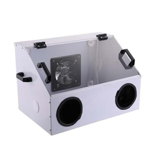 Staubbox, Staubbox aus Acryl for Schleifen, tragbare Staubbox, Staubschutzabdeckung for Tischschleif-, Gravur- und Poliermaschinen aus Metall zum Schleifen und Polieren(ME18F) von OPFVUJIKX