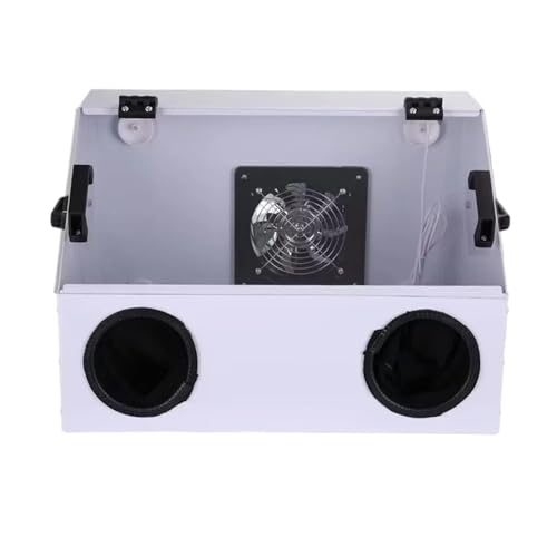 Staubbox, Staubschutzabdeckung for Polieren, Staubbox, Schleifbox for Metall, Läppschutz, Schneiden, Schleifen, Gravieren zum Schleifen und Polieren(With fan) von OPFVUJIKX