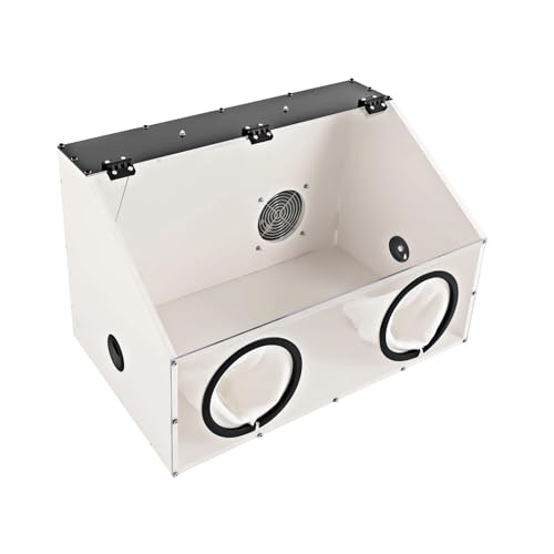 Staubbox, Zwei Poren, vollständig geschlossene Acryl-Staubbox, Staubbox for elektrische Schleiftischpolierer zum Schleifen und Polieren Staubbox, Zwei Poren, vollständig geschlossene Acryl-Staubbox, Staubbox for elektrische Schleiftischpolierer zum Schleifen und Polieren von OPFVUJIKX