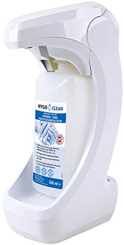 OPHARDT hygiene 4401117 RX 5 T Berührungsloser Tischspender für Flüssigseifen und Desinfektionsmittel mit Sensortechnologie, 500 ml von OPHARDT hygiene