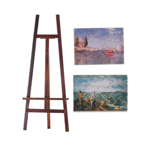 Malen Halter 1 PCS Mini Künstler Holz Dekoration Triange Kunst Staffelei Staffelei Holz Hochzeit Tisch Karte Stand Display Halter for Party(12.7x5cm) von OPIGJUFD