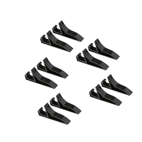 Malen Halter 10 Stück Staffelei Ständer Teller Teller Bild Fotorahmen Rack Halter Schwarz/Weiß(Black S 10 Pcs) von OPIGJUFD