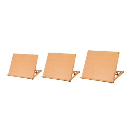 Malen Halter Künstler-Zeichenbrett, verstellbar, massiver Holztisch, Leinwand, Arbeitsstation, Skizzenstaffelei for Skizzieren, Kunst-Staffelei-Rack(30x27x22cm) von OPIGJUFD