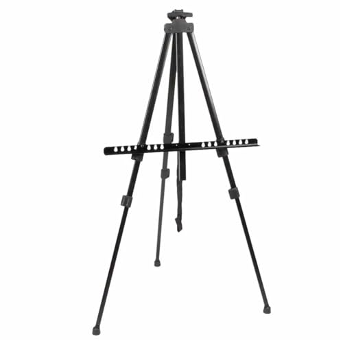 Malen Halter Tragbare 1,6-Meter-Künstlerstaffelei, großes Metall-Klappstativ, Bodenständer, Kunst-Malbrett-Skizze mit Tragetasche Malen Halter Tragbare 1,6-Meter-Künstlerstaffelei, großes Metall-Klappstativ, Bodenständer, Kunst-Malbrett-Skizze mit Tragetasche von OPIGJUFD