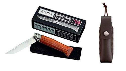 OPINEL Luxus Messer, Größe 8, Padouk-Holz +Wunschgravur, mit Kunstleder-Etui OPINEL Luxus Messer, Größe 8, Padouk-Holz +Wunschgravur, mit Kunstleder-Etui von OPINEL