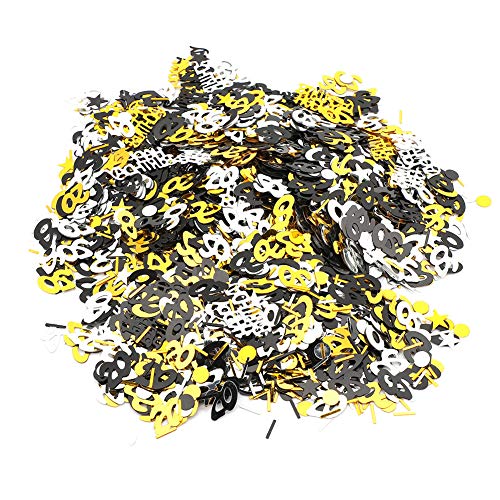 Alles Gute Zum Geburtstag Konfetti, 1500pcs Geburtstagsnummern Tabelle Konfetti Tisch Konfetti Gold Konfetti für Tische Streuung Konfetti Dekorationen Vorräte für Partytisch (20 Alles Gute Zum Geburtstag Konfetti, 1500pcs Geburtstagsnummern Tabelle Konfetti Tisch Konfetti Gold Konfetti für Tische Streuung Konfetti Dekorationen Vorräte für Partytisch (20 von OPPWONG