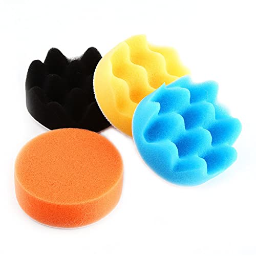 Buffing Pads, 50 Pcs 3 "Schwamm Polierpolierpolierbades Wachskissen -Kit -Werkzeug Polierpolsterpolsterpolster für Bohrpoliereffizienz für Autopolierpuffer Buffing Pads, 50 Pcs 3 "Schwamm Polierpolierpolierbades Wachskissen -Kit -Werkzeug Polierpolsterpolsterpolster für Bohrpoliereffizienz für Autopolierpuffer von OPPWONG