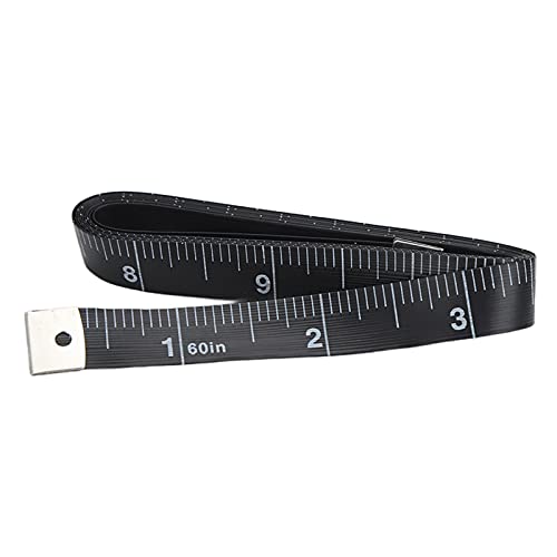 OPPWONG Maßnahmenmess, Schneidermessband Messband 1,5 Meter Leichtes Schwarzes Messlineer Weiche Maßbandmessung für die Körperhöhe Taillengewebe Nähen OPPWONG Maßnahmenmess, Schneidermessband Messband 1,5 Meter Leichtes Schwarzes Messlineer Weiche Maßbandmessung für die Körperhöhe Taillengewebe Nähen von OPPWONG