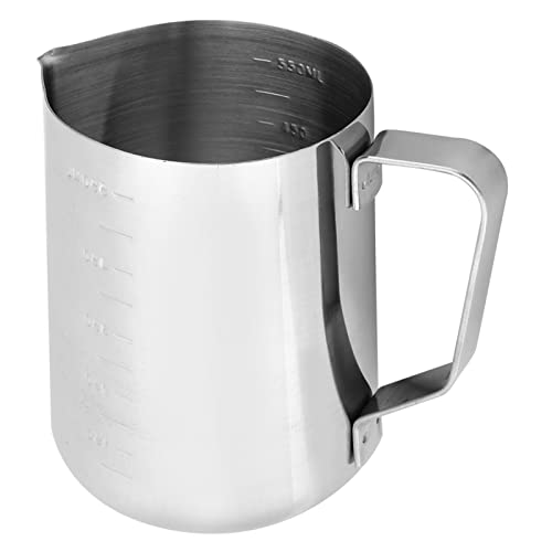 OPPWONG Wachs Schmelztopf, 304 Edelstahl Kerzenkerzenherstellung Krug Kerze Giftkrug Kerze Wachs Schmelztopf mit Tropffreiem Ausguss -Ausguss -Design und Griff für (550 ml Wachsbecher) von OPPWONG