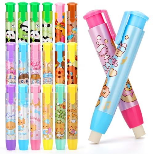 OPPZZIT Radierer Mitgebsel Kindergeburtstag 6 7 8 9 10 Jahre, 20 Stück Radiergummi Stift Kinder, Gastgeschenke Kindergeburtstag & Give Aways Partybeutelfüller von OPPZZIT