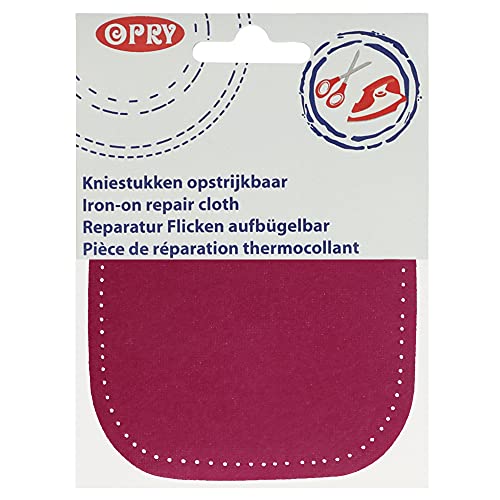 OPRY 102466-786 Knie-Flicken zum Aufbügeln, 786 Rosa, Eine Grösse von OPRY