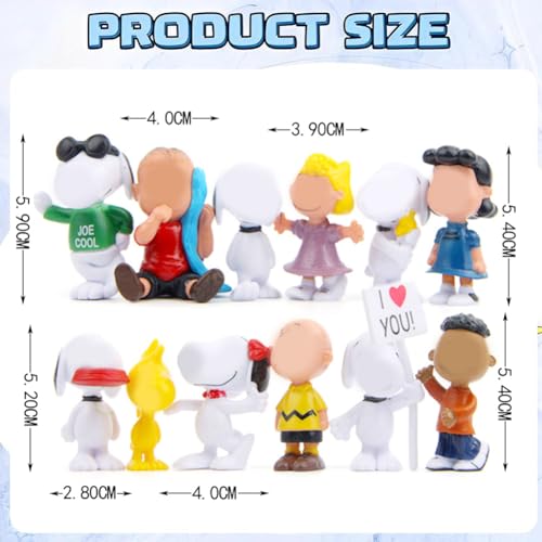 12PCS Cartoon-Hund Torten Erdnuss Figuren ComicCollectible Figurines Spielzeug Action Figure Mini Hund Figuren für Birthday Party Dekoration zum Kinder 12PCS Cartoon-Hund Torten Erdnuss Figuren ComicCollectible Figurines Spielzeug Action Figure Mini Hund Figuren für Birthday Party Dekoration zum Kinder von OPVXZAD