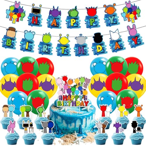 30 Stück Sprunk Beats Geburtstag Party Deko Set Inklusive Sprunk Beats Happy Birthday Banner Sprunk Beats Bär Party Dekoration Luftballons Cupcake Topper Banner Süße Sprunk Beats Partyzubehör für Kind 30 Stück Sprunk Beats Geburtstag Party Deko Set Inklusive Sprunk Beats Happy Birthday Banner Sprunk Beats Bär Party Dekoration Luftballons Cupcake Topper Banner Süße Sprunk Beats Partyzubehör für Kind von OPVXZAD
