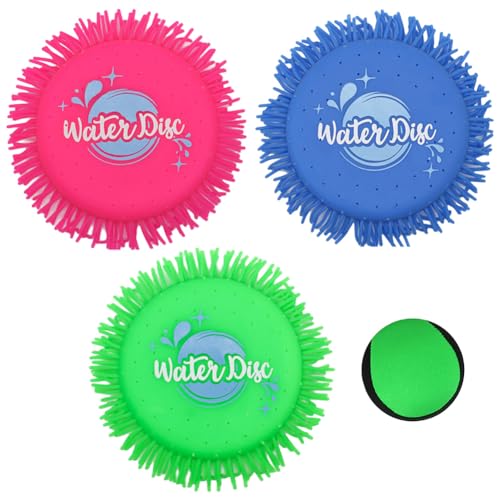 4 Stück Wasserspielzeug Set Wasser Frisbee Wasserball Badespielzeug Sommer Strandspielzeug Pool Spiel Set Wasser-Wurfscheibe Outdoor Wurfspiel Spielzeug Wasserball für Kinder Strandparty 4 Stück Wasserspielzeug Set Wasser Frisbee Wasserball Badespielzeug Sommer Strandspielzeug Pool Spiel Set Wasser-Wurfscheibe Outdoor Wurfspiel Spielzeug Wasserball für Kinder Strandparty von OPVXZAD