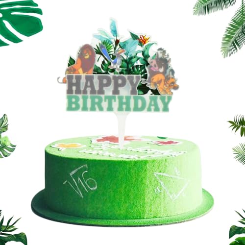 Tortendeko König der Löwen-Kuchendekoration Torte Dschungel Party Kuchendeko Geburtstagsdeko für Kinder Mädchen Junge Kindergeburtstag Deko - A Tortendeko König der Löwen-Kuchendekoration Torte Dschungel Party Kuchendeko Geburtstagsdeko für Kinder Mädchen Junge Kindergeburtstag Deko - A von OPVXZAD