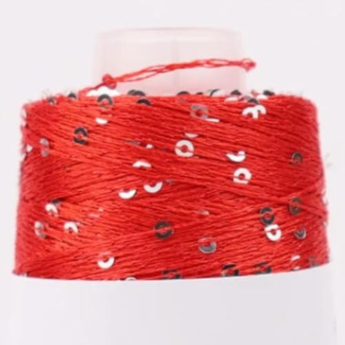 OPica 700 m 100 g Sommer-Eisseide, mercerisiertes Garn, Paillettengarn, DIY handgewebte Stoffpuppe, Strickwolle, Decke OPica 700 m 100 g Sommer-Eisseide, mercerisiertes Garn, Paillettengarn, DIY handgewebte Stoffpuppe, Strickwolle, Decke von OPica