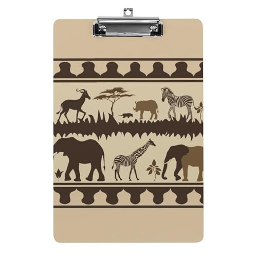 Acryl Klemmbretter Afrika Tiere Office File Folders Platte Klemmbrett Für Das Schreiben Malerei Acryl Klemmbretter Afrika Tiere Office File Folders Platte Klemmbrett Für Das Schreiben Malerei von OQPDONCWR
