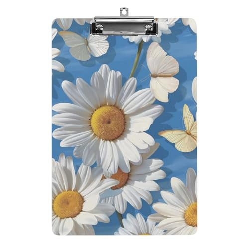 Acryl Klemmbretter Aquarell Gänseblümchen Blumen Schmetterling Office File Folders Platte Klemmbrett Für Das Schreiben Malerei Acryl Klemmbretter Aquarell Gänseblümchen Blumen Schmetterling Office File Folders Platte Klemmbrett Für Das Schreiben Malerei von OQPDONCWR