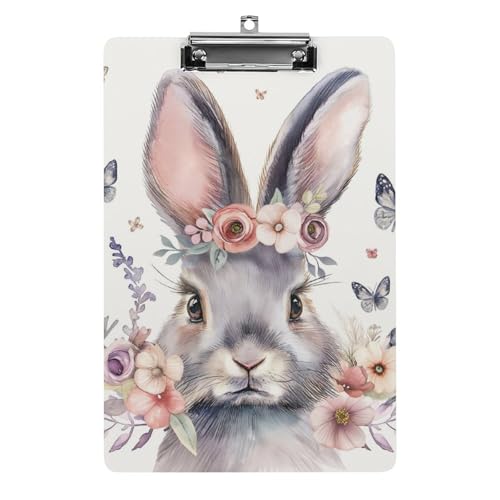 Acryl Klemmbretter Aquarell Hase Blumen Hase Office File Folders Platte Klemmbrett Für Das Schreiben Malerei Acryl Klemmbretter Aquarell Hase Blumen Hase Office File Folders Platte Klemmbrett Für Das Schreiben Malerei von OQPDONCWR