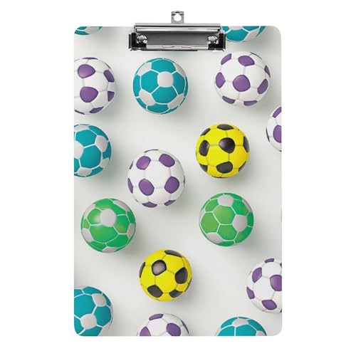 Acryl Klemmbretter Fußball Fußballmuster Office File Folders Platte Klemmbrett Für Das Schreiben Malerei Acryl Klemmbretter Fußball Fußballmuster Office File Folders Platte Klemmbrett Für Das Schreiben Malerei von OQPDONCWR