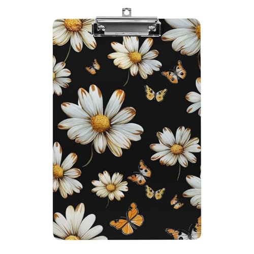 Acryl Klemmbretter Gänseblümchen Blüte Blumen Gänseblümchen Schmetterling Office File Folders Platte Klemmbrett Für Das Schreiben Malerei Acryl Klemmbretter Gänseblümchen Blüte Blumen Gänseblümchen Schmetterling Office File Folders Platte Klemmbrett Für Das Schreiben Malerei von OQPDONCWR