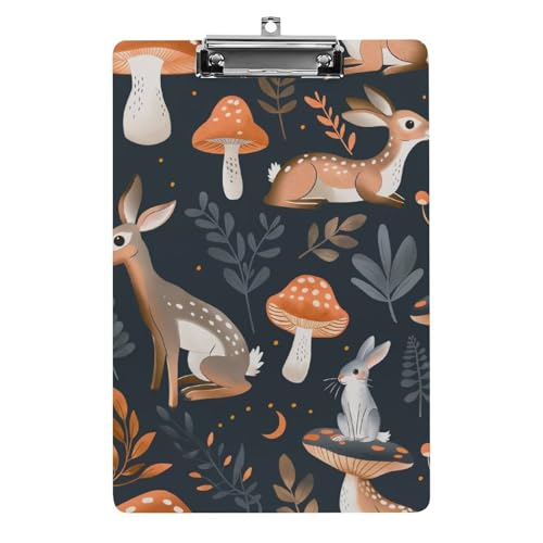 Acryl Klemmbretter Hirsche Und Pilze Muster Office File Folders Platte Klemmbrett Für Das Schreiben Malerei Acryl Klemmbretter Hirsche Und Pilze Muster Office File Folders Platte Klemmbrett Für Das Schreiben Malerei von OQPDONCWR