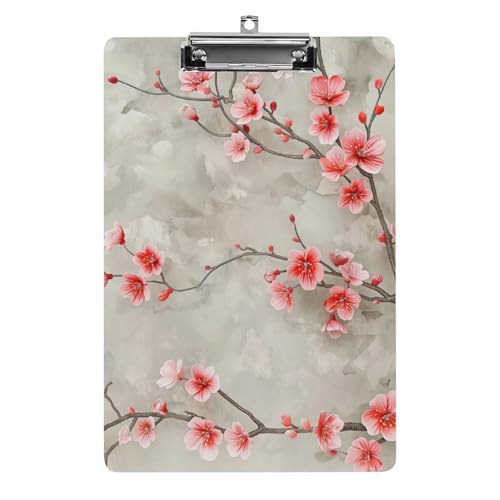 Acryl Klemmbretter Kirschblüten Blumen Rosa Office File Folders Platte Klemmbrett Für Das Schreiben Malerei Acryl Klemmbretter Kirschblüten Blumen Rosa Office File Folders Platte Klemmbrett Für Das Schreiben Malerei von OQPDONCWR