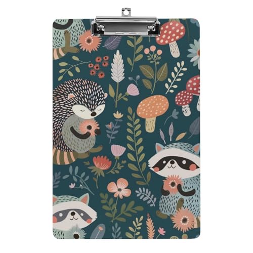 Acryl Klemmbretter Niedliche Igel Floral Flowers Print Office File Folders Platte Klemmbrett Für Das Schreiben Malerei Acryl Klemmbretter Niedliche Igel Floral Flowers Print Office File Folders Platte Klemmbrett Für Das Schreiben Malerei von OQPDONCWR
