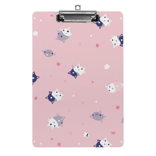 Acryl Klemmbretter Niedliche Katzen Muster Office File Folders Platte Klemmbrett Für Das Schreiben Malerei Acryl Klemmbretter Niedliche Katzen Muster Office File Folders Platte Klemmbrett Für Das Schreiben Malerei von OQPDONCWR