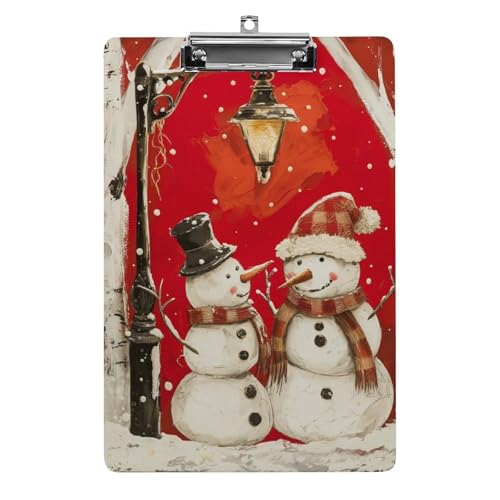 Acryl Klemmbretter Niedlicher Schneemann Winterlandschaft Office File Folders Platte Klemmbrett Für Das Schreiben Malerei Acryl Klemmbretter Niedlicher Schneemann Winterlandschaft Office File Folders Platte Klemmbrett Für Das Schreiben Malerei von OQPDONCWR