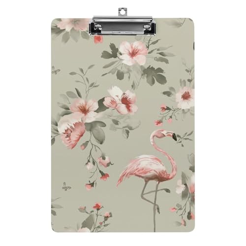 Acryl Klemmbretter Rosa Flamingos Tropische Blumen Office File Folders Platte Klemmbrett Für Das Schreiben Malerei Acryl Klemmbretter Rosa Flamingos Tropische Blumen Office File Folders Platte Klemmbrett Für Das Schreiben Malerei von OQPDONCWR