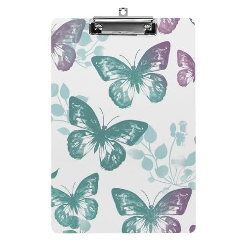 Acryl Klemmbretter Schmetterlinge Muster Lila Office File Folders Platte Klemmbrett Für Das Schreiben Malerei Acryl Klemmbretter Schmetterlinge Muster Lila Office File Folders Platte Klemmbrett Für Das Schreiben Malerei von OQPDONCWR