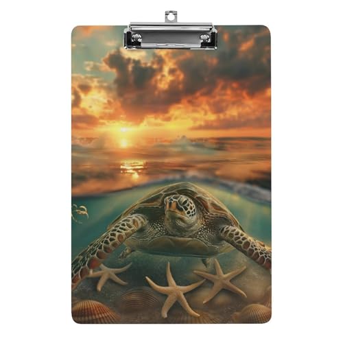 Acryl Klemmbretter Seeschildkröte Seestern Ozean Office File Folders Platte Klemmbrett Für Das Schreiben Malerei Acryl Klemmbretter Seeschildkröte Seestern Ozean Office File Folders Platte Klemmbrett Für Das Schreiben Malerei von OQPDONCWR