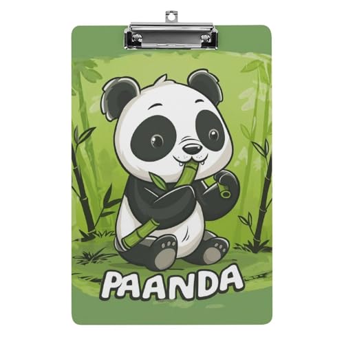 Acryl Klemmbretter Süßer Panda Grün Office File Folders Platte Klemmbrett Für Das Schreiben Malerei Acryl Klemmbretter Süßer Panda Grün Office File Folders Platte Klemmbrett Für Das Schreiben Malerei von OQPDONCWR