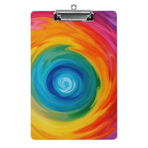 Acryl Klemmbretter Swirl Regenbogen Krawatte Farbstoff Drucken Office File Folders Platte Klemmbrett Für Das Schreiben Malerei Acryl Klemmbretter Swirl Regenbogen Krawatte Farbstoff Drucken Office File Folders Platte Klemmbrett Für Das Schreiben Malerei von OQPDONCWR