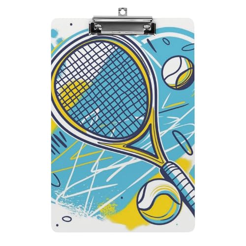 Acryl Klemmbretter Tennisschläger Und Ball Office File Folders Platte Klemmbrett Für Das Schreiben Malerei Acryl Klemmbretter Tennisschläger Und Ball Office File Folders Platte Klemmbrett Für Das Schreiben Malerei von OQPDONCWR