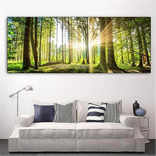 DIY 5D Diamond Painting Set, Diamant Painting Bilder, Round drill Grün Wald Baum 60x120cm 5D Diamant Malerei, Crystal Strass Stickerei Cross Stickerei Malerei Kit für Home Wall Décor Büro Dekoration DIY 5D Diamond Painting Set, Diamant Painting Bilder, Round drill Grün Wald Baum 60x120cm 5D Diamant Malerei, Crystal Strass Stickerei Cross Stickerei Malerei Kit für Home Wall Décor Büro Dekoration von ORBANA